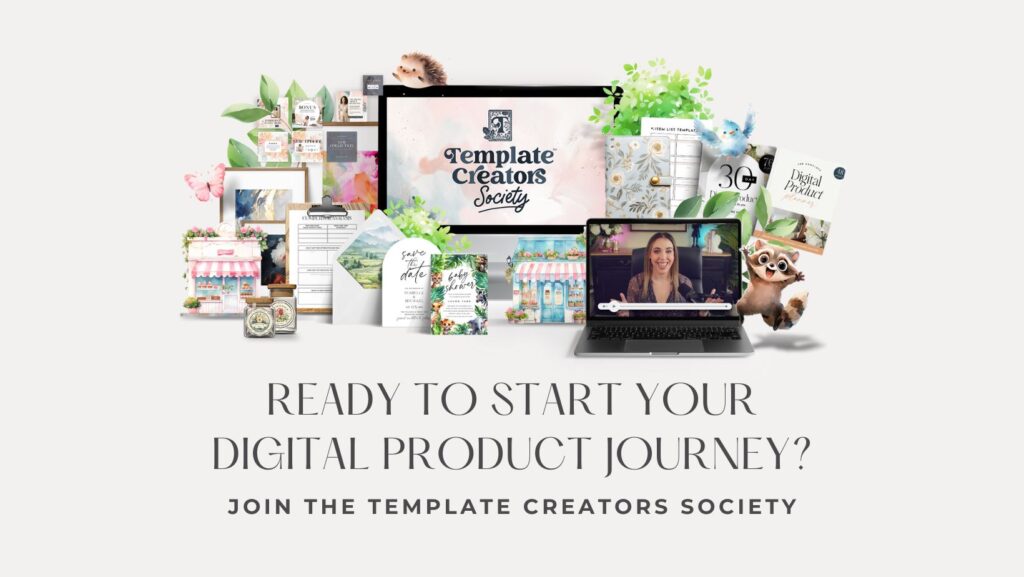 Template Creator's Society van Jessa Bellman Etsy Coach