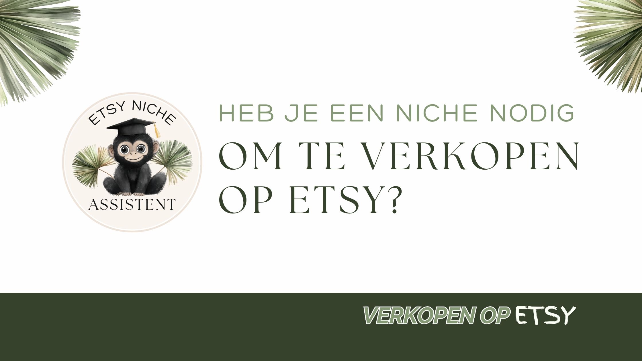 heb je een niche nodig om te verkopen op etsy