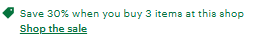 bulk korting die activeert wanneer je meerdere items in je cart hebt